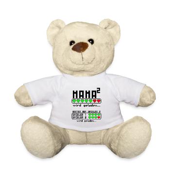 Zwillingsmama werdene Mama Hoch 2.0 Zwillinge - Teddy - Weiß - Vorne