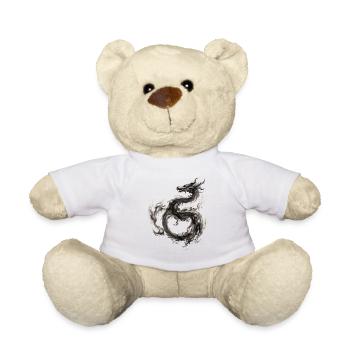 Dragon - Teddy Bear - white - Front