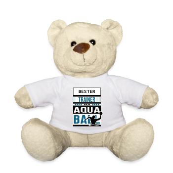 Aquaball Trainer Bester Aquaballtrainer Wasserball - Teddy - Weiß - Vorne