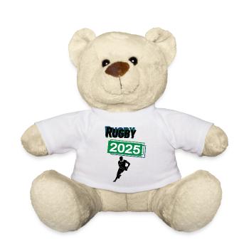 Rugby Spieler Team Turnier Mannschaft in 2025 - Teddy - Weiß - Vorne