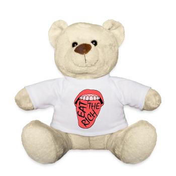 Eat the rich - Teddy - Weiß - Vorne