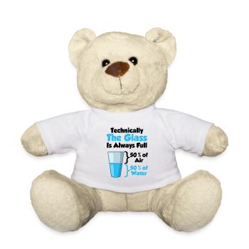 Physics TShirt physicist research math gift - Teddy Bear - white - Front