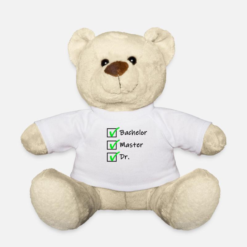 PhD Doctorat Doctor Cool Gift - Nounours - blanc
