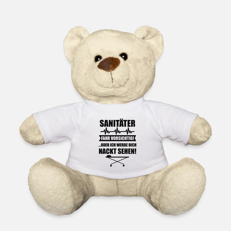 Rettungssanitäter Sanitäter Cooles Geschenk - Teddy - Weiß