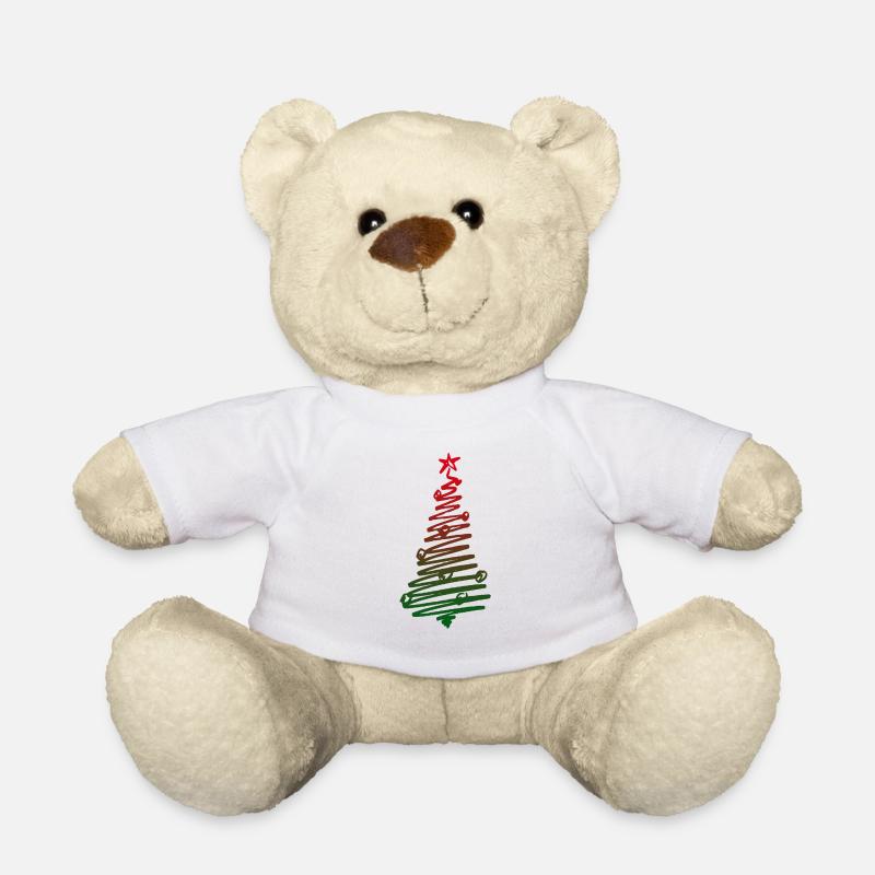 Xmas - Teddy Bear - white