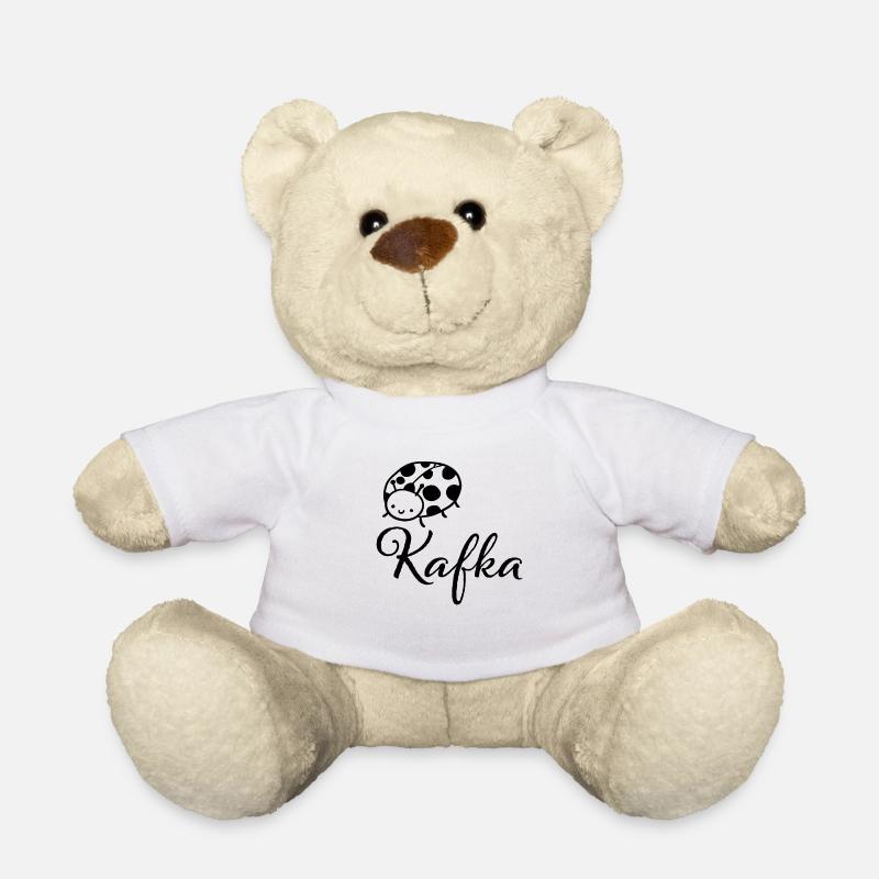 KAFKAESK Franz Kafka Samsa gift - Teddy Bear - white