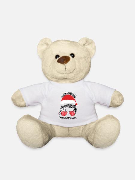 Cadeau de Noël femme - Nounours - blanc
