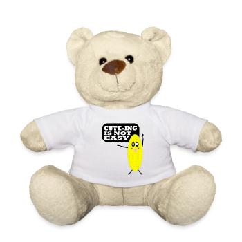 Cute-ing (mignon comme verbe) n’est pas facile (maïs) - Nounours - blanc - Devant