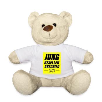 Junggesellenabschied 2024 Jga - Teddy - Weiß - Vorne