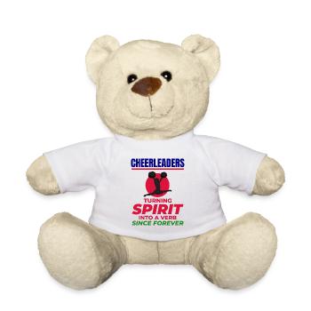 Pom-pom girl Cheerleading Girl Cheering Cheer Squad - Nounours - blanc - Devant