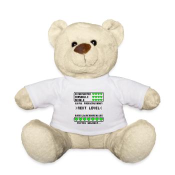 Ausbildungsabschluss bestanden für Azubi - Teddy - Weiß - Vorne