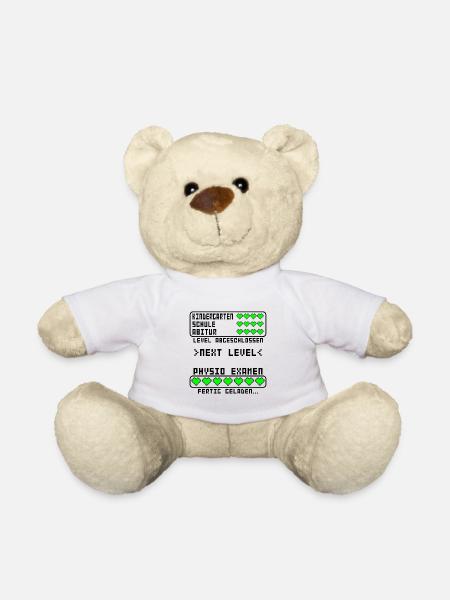 Physio Physiotherapie Studium Examen bestanden - Teddy - Weiß