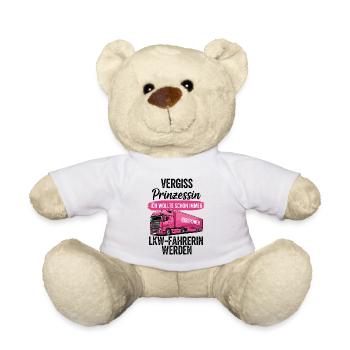 Chauffeur de camion : Forget Princess - Nounours - blanc - Devant