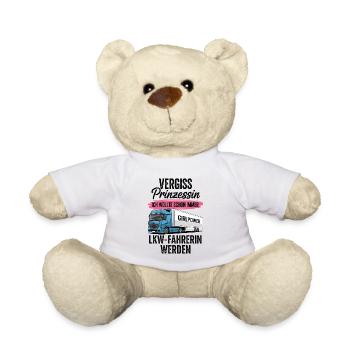 Truck Driver: Forget Princess - Teddy Bear - white - Front