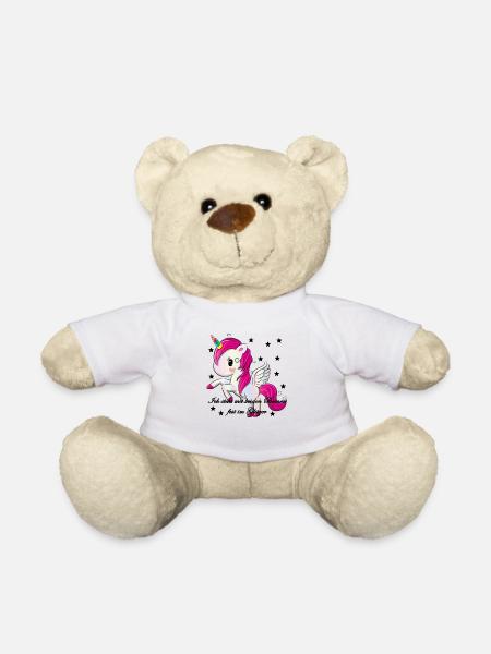 unicorn - Teddy - Weiß
