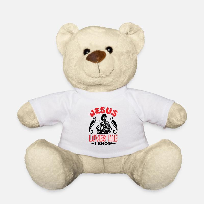 Taufe, Kommunion und Konfirmation Geschenke - Teddy - Weiß