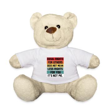 Equal Rights For Others Does Not Mean Less Rights - Teddy - Weiß - Vorne