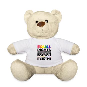 Equal Rights For Others Does Not Mean Less Rights - Teddy - Weiß - Vorne