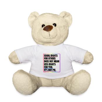 Equal Rights For Others Does Not Mean Less Rights - Teddy - Weiß - Vorne