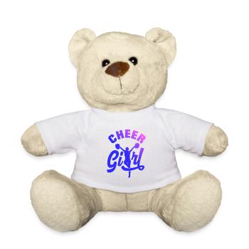 Cheer Girl Cheerleading Cheerleader Cheerdance Gym - Teddy - Weiß - Vorne