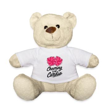 Cheering Is My Cardio Cheerleading Cheerleader Gym - Teddy - Weiß - Vorne