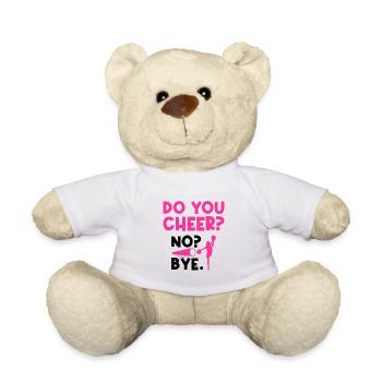 Do You Cheer No Bye Gymnast Cheerleader Cheerleadi - Teddy - Weiß - Vorne