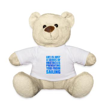 Life Is Just A Series Of Obstacles Preventing You - Teddy - Weiß - Vorne