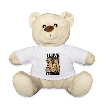 I Love Fresians Equestrian Horse Lover Horse Ridin - Teddy - Weiß - Vorne