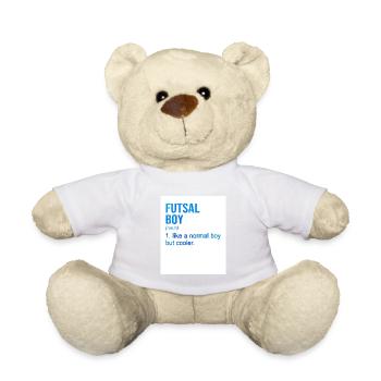 Futsal Boy Like A Normal Boy But Cooler Indoor Soc - Teddy - Weiß - Vorne