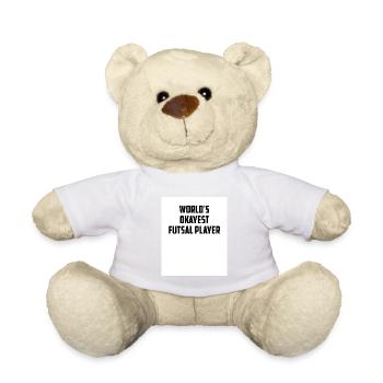 World's Okayest Futsal Player Indoor Soccer Footba - Teddy - Weiß - Vorne