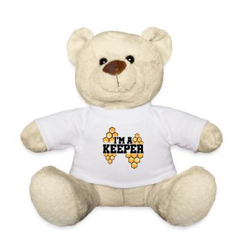 I'm A Keeper Animal Lover Animals Zoo Keeper Zoo K - Teddy - Weiß - Vorne
