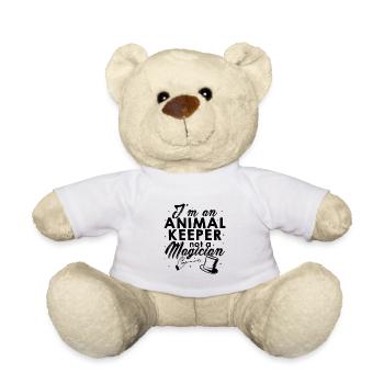 I'm An Animal Keeper Not A Magician Animal Lover Z - Teddy - Weiß - Vorne