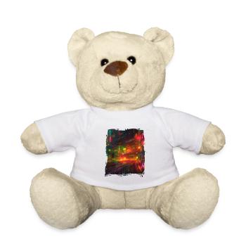 Cool Japanese World Japan Neon City - Teddy - Weiß - Vorne