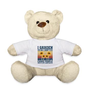 I Garden So I Don't Choke People Save A Life Send - Teddy - Weiß - Vorne