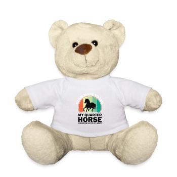American Quarter Horse Reitpferd Liebhaber Hors - Teddy - Weiß - Vorne
