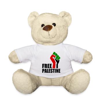 Free palestine - Teddy Bear - white - Front