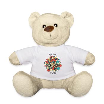 Bicycle Repair Bicycle Mechanic Bicycle Mechanic - Teddy Bear - white - Front