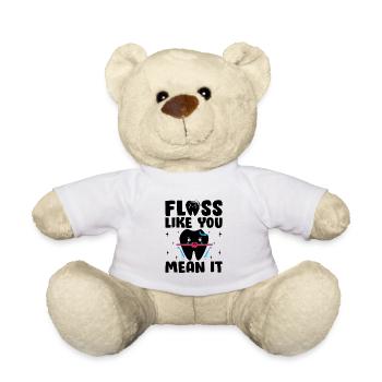 Zahnseide, wie Sie es meinen, Zahnarzt Zahnheilkunde de - Teddy - Weiß - Vorne