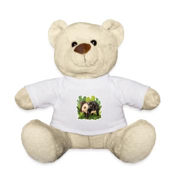 Cute Mountain Tapir Illustration - Adorable Animal - Teddy Bear - white - Front
