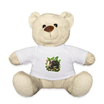 Cute Mountain Tapir Illustration - Adorable Animal - Teddy Bear - white - Front