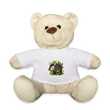 Cute Mountain Tapir Illustration - Adorable Animal - Teddy Bear - white - Front