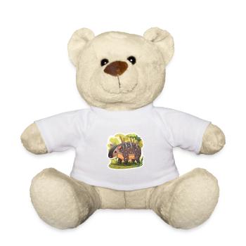 Cute Mountain Tapir Illustration - Adorable Animal - Teddy Bear - white - Front