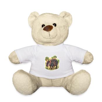 Cute Mountain Tapir Illustration - Adorable Animal - Teddy Bear - white - Front