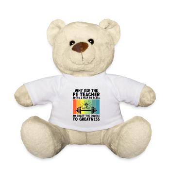 Sportlehrer Sportlehrer Schullehrer - Teddy - Weiß - Vorne