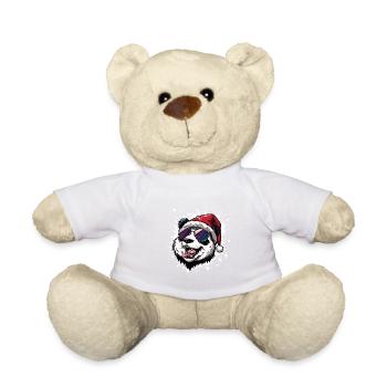 Panda Christmas Funny - Teddy Bear - white - Front