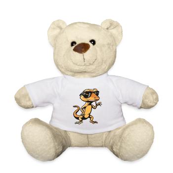 Echse Cool Comic - Teddy - Weiß - Vorne