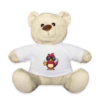 Truthahn Apres Ski Bier - Teddy - Weiß - Vorne