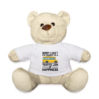 Désolé, je ne peux pas, je suis pris dans un embouteillage de - Nounours - blanc - Devant