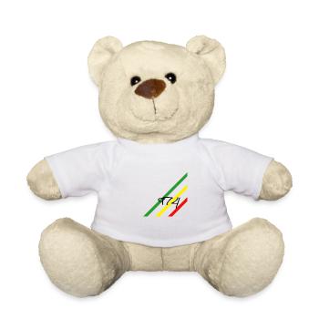 3 Traits - version 2 - Nounours - blanc - Devant