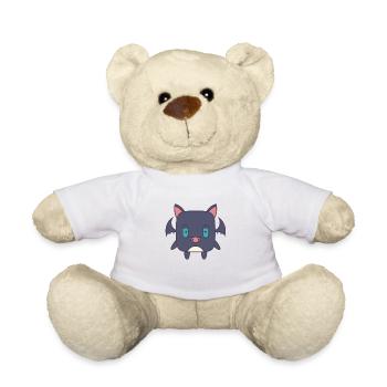 Cute funny bat halloween kids gift - Teddy Bear - white - Front